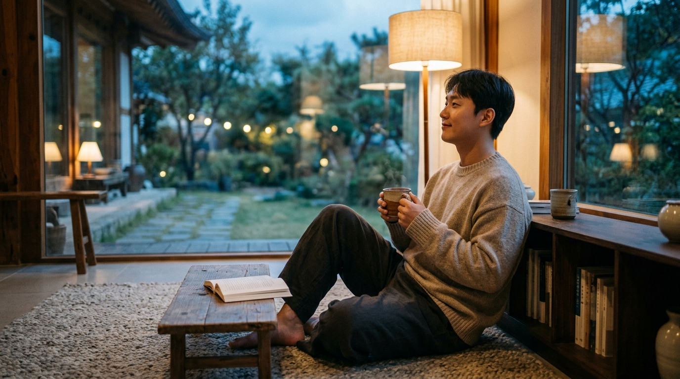 잠시 편안하게 머물 수 있는 시간