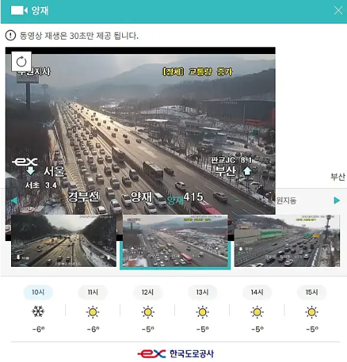 고속도로 교통현황