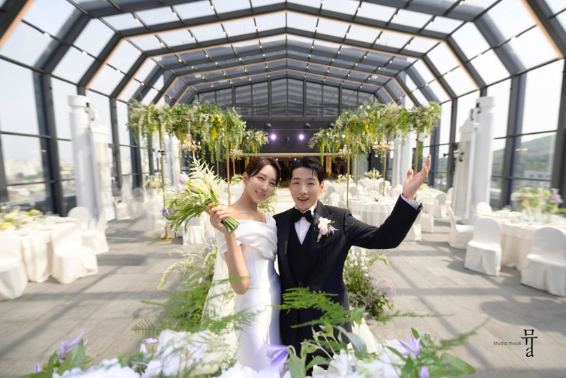 박군 한영 결혼 본식 사진