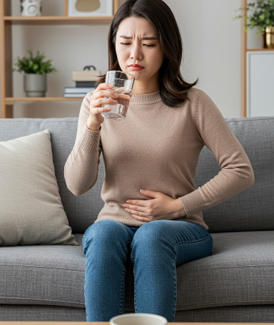 오른쪽 옆구리 통증 가스와 관련 있을까?