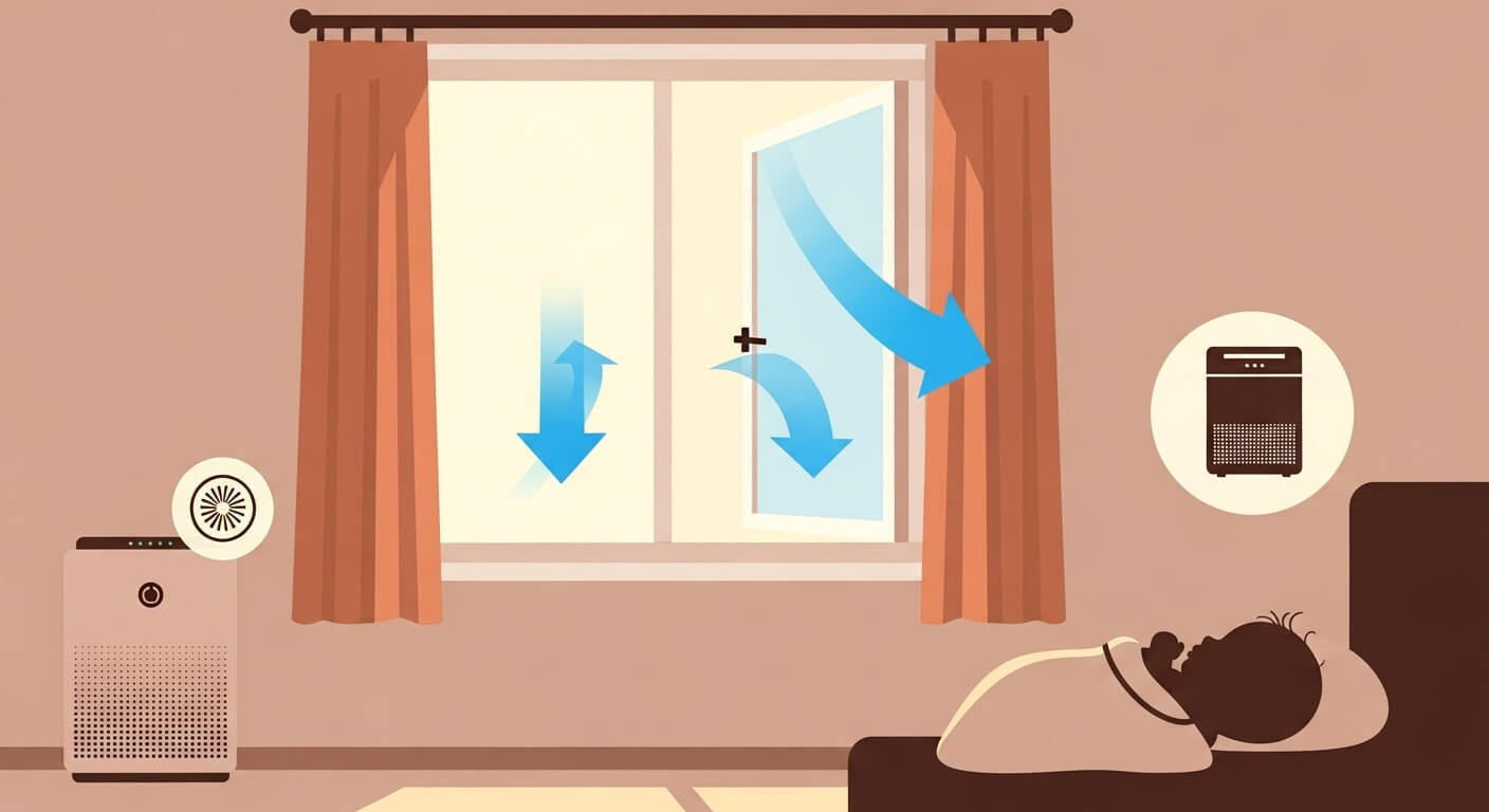 아기 방 환기의 중요성과 안전한 방법