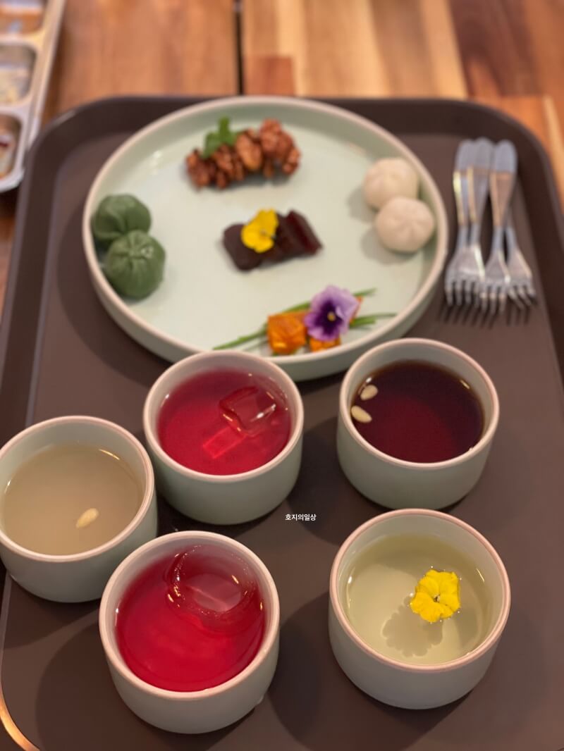 춘천 온유정 공지천 삼천동 한정식 맛집 - 후식