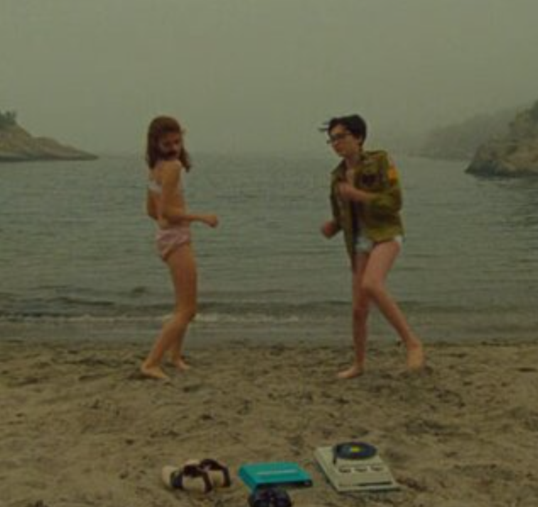 문라이즈 킹덤 영화 속 한 장면