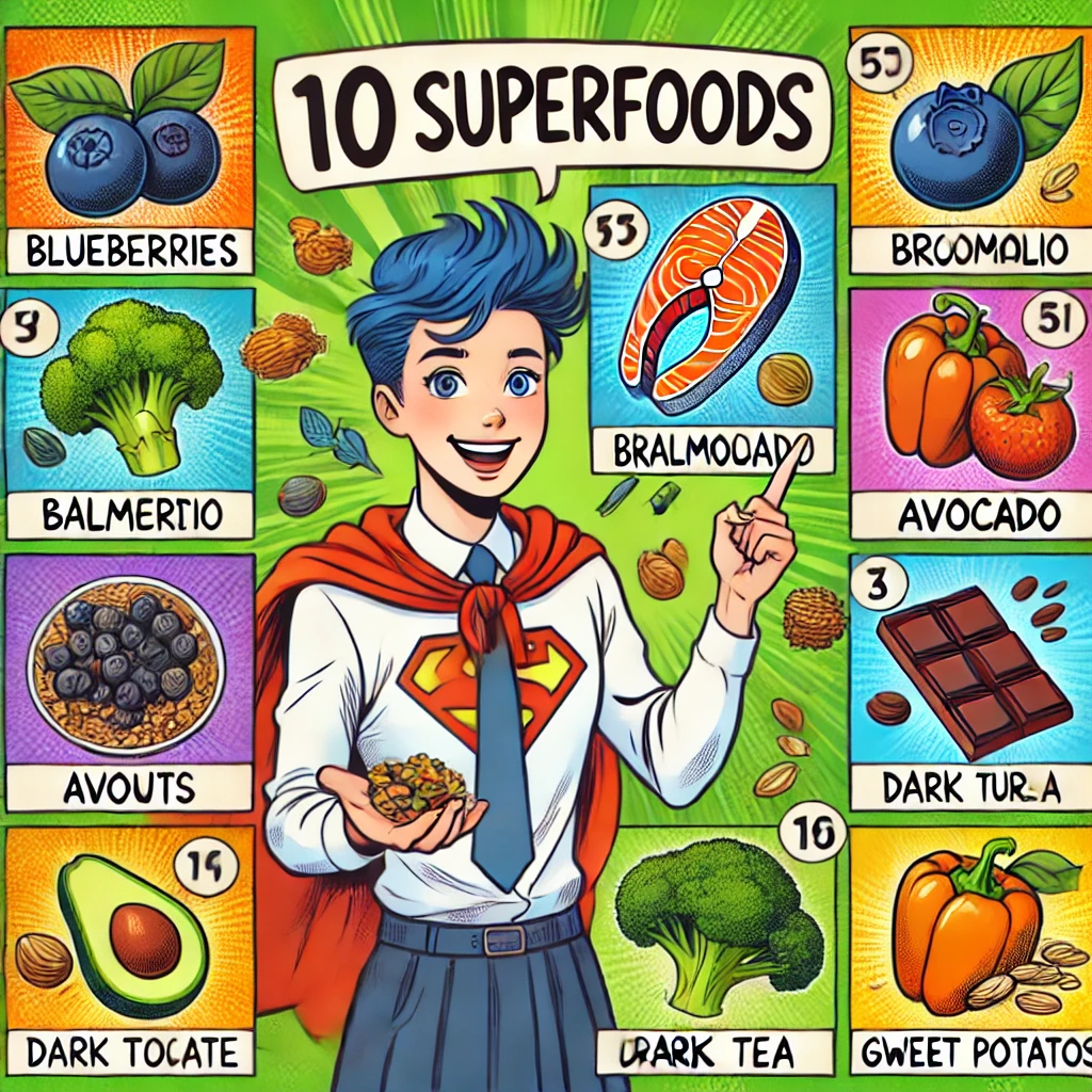 슈퍼푸드-꼭 먹어야 할 건강식품 10가지