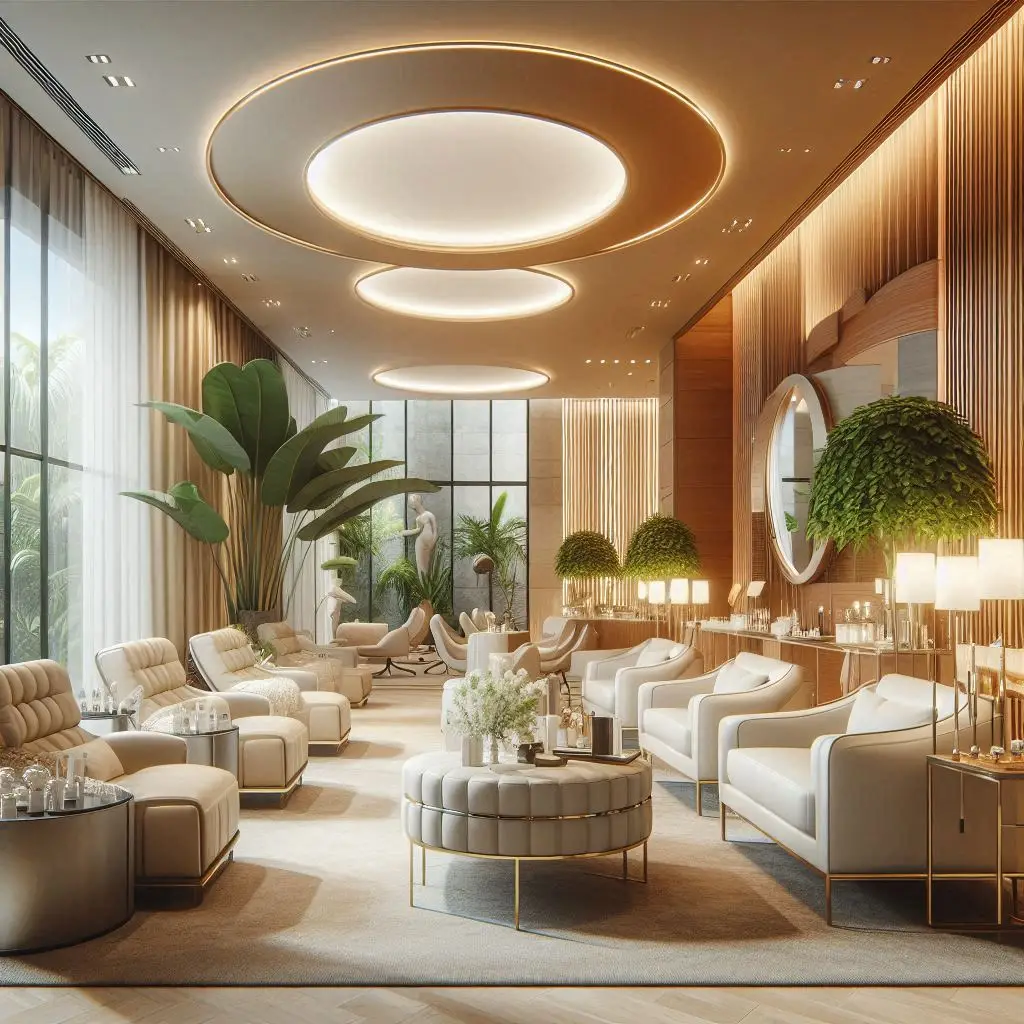 피부,체형관리 샵 배경