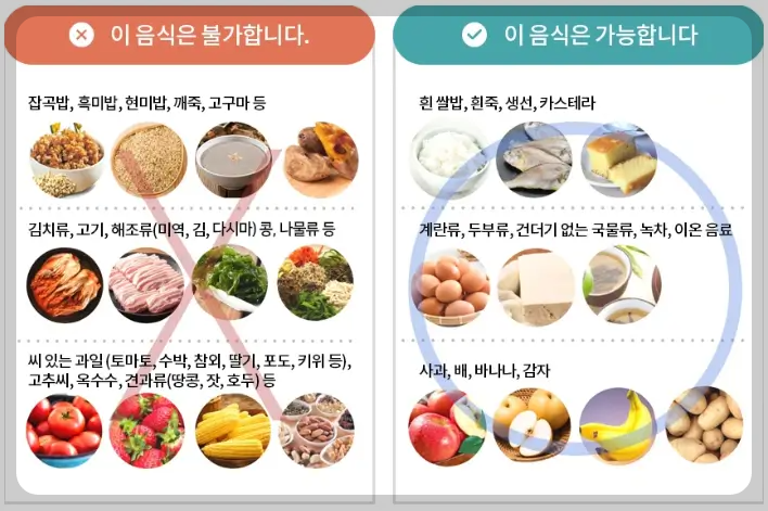 대장내시경 전 식사