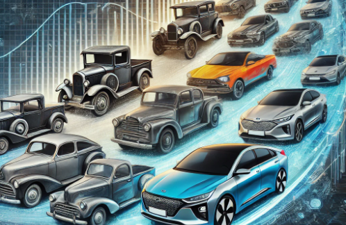 한국 자동차 역사에 대한 이미지