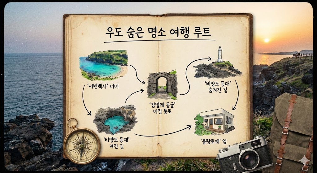 우도 숨은 명소만 모은 여행