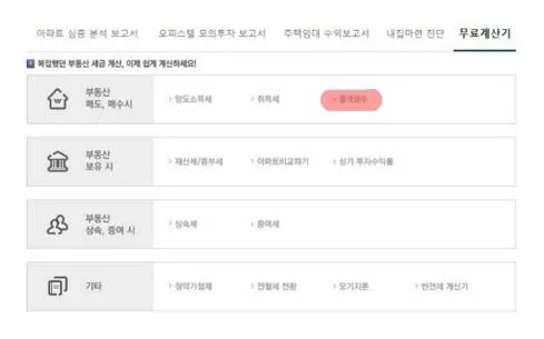 부동산 중개수수료 요율