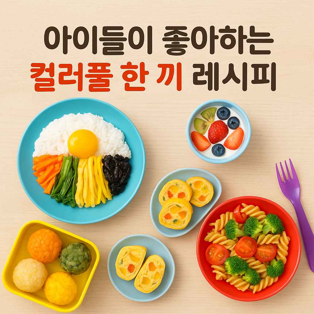 아이들이 좋아하는 컬러풀 한 끼 레시피-1