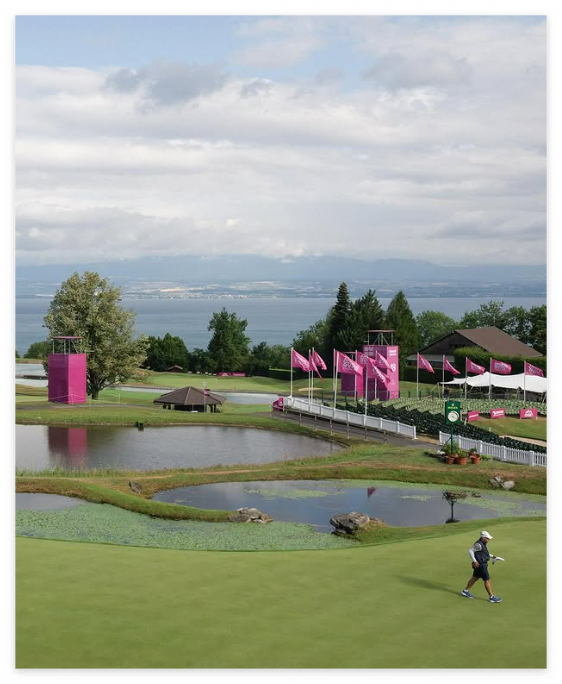 아문디 에비앙 챔피언십경기장 모습