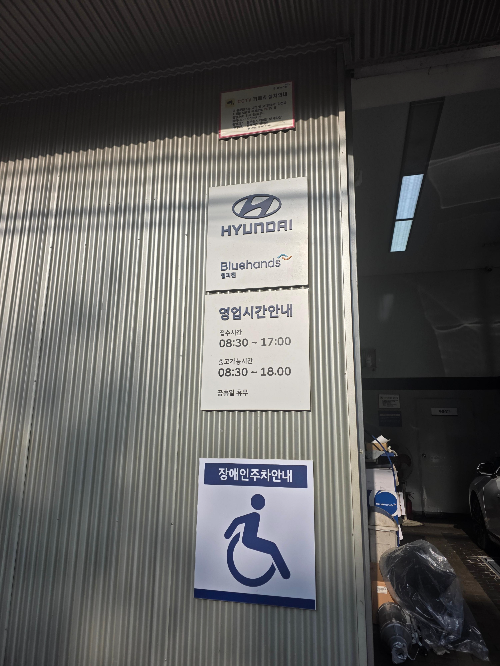 현대 블루핸즈 방문