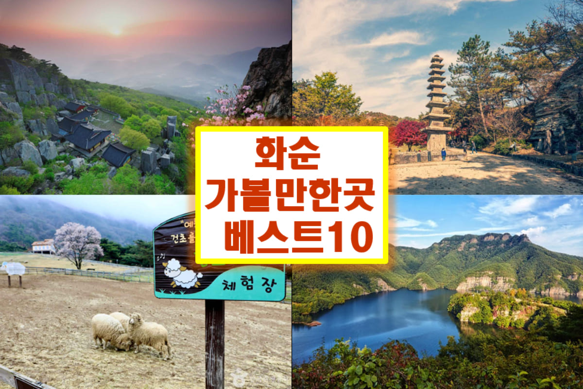 화순 가볼만한곳 베스트10