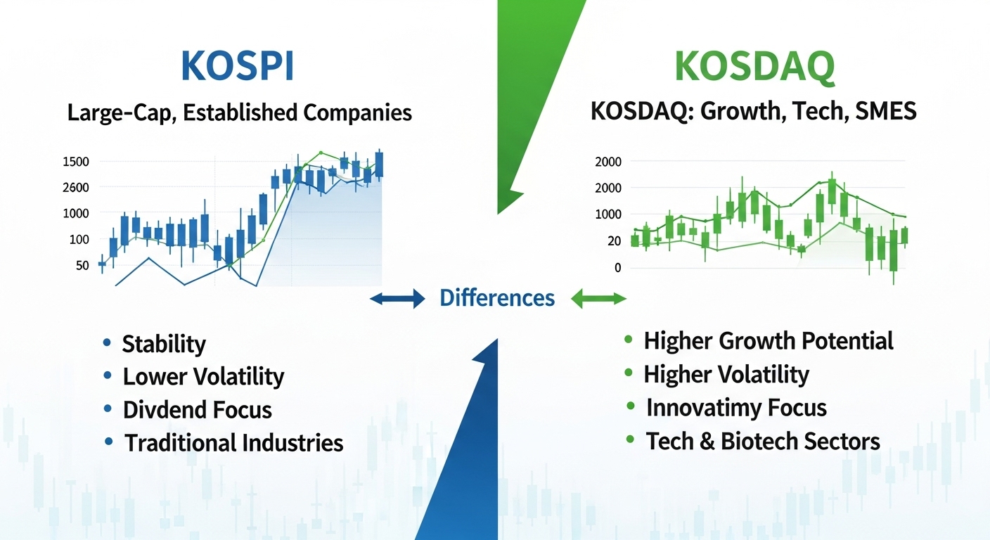 코스피 코스닥 뜻 차이점 비교 분석 핵심 정리 2026
