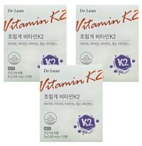 닥터린 초임계 비타민 K2 메나퀴논 MK-7 D3 뼈건강 영양제, 30정, 3개