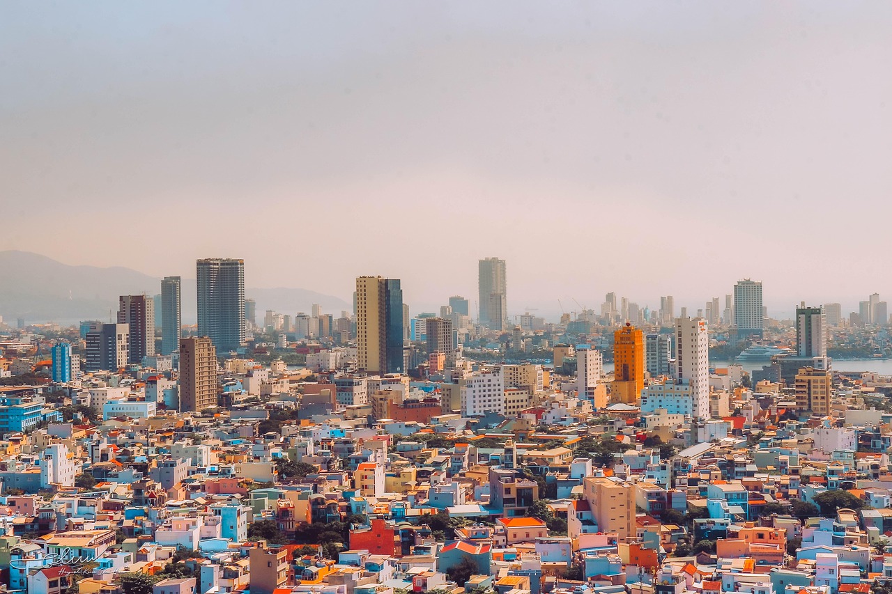 다낭 전경입니다.