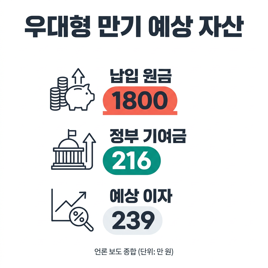 우대형 만기 예상 자산