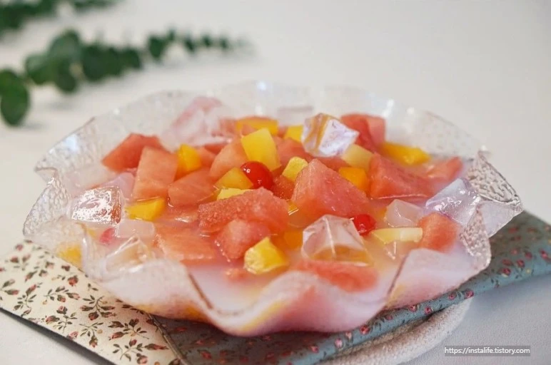 수박 화채 이미지 입니다.