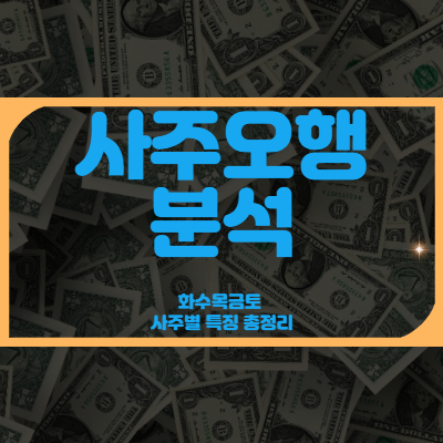 사주오행 분석