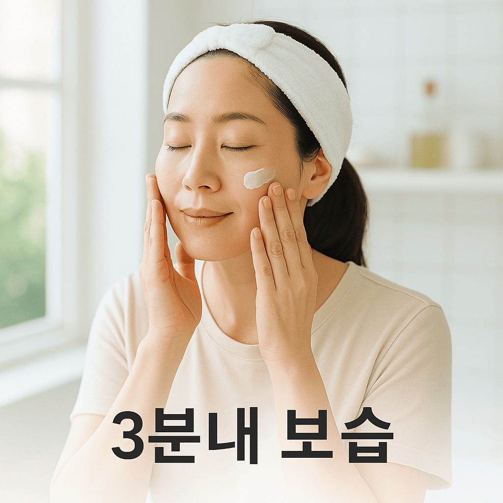피부 장벽 회복의 핵심은 ‘수분 공급 + 유분 보호 + 장벽 강화’