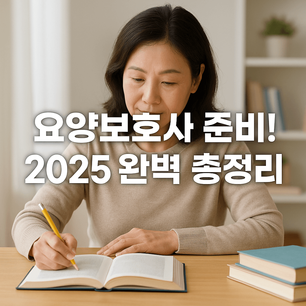 요양보호사 자격증 취득방법 및 시험일정 총정리
