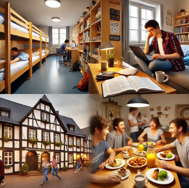독일 기숙사와 홈스테이 반반 사진
