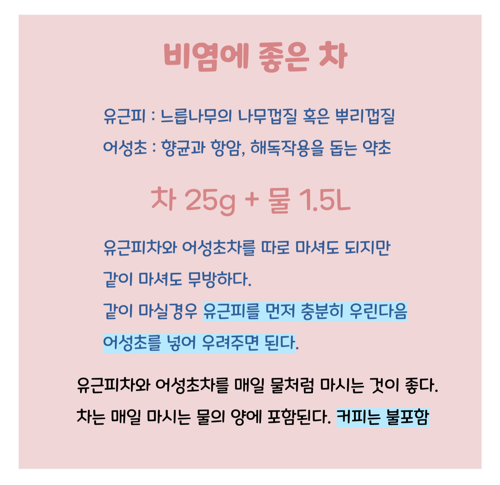 비염에-좋은-차