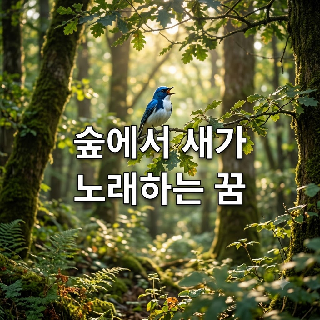 숲에서 새가 노래하는 꿈