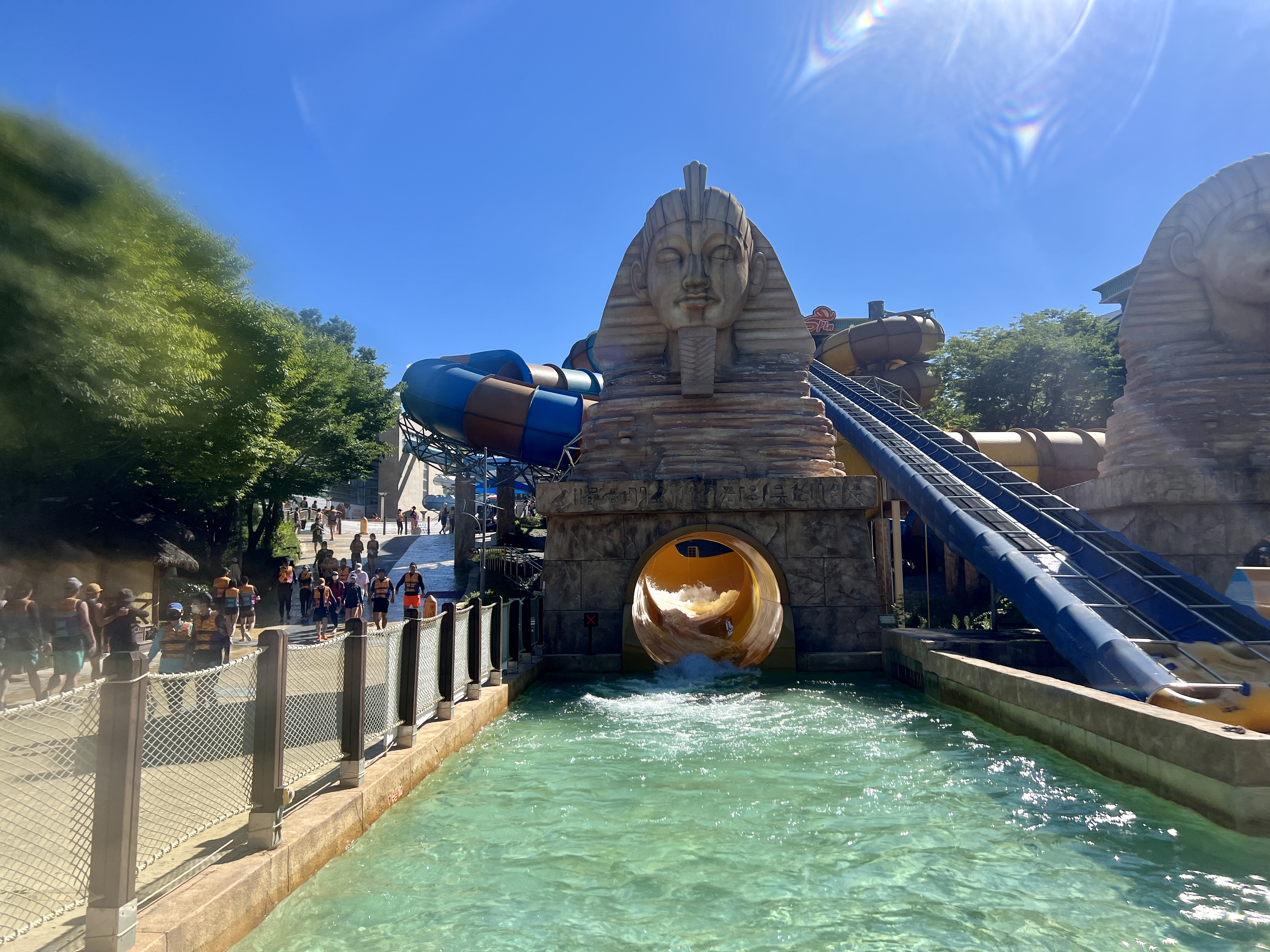 오션월드 더블 토네이도 출구