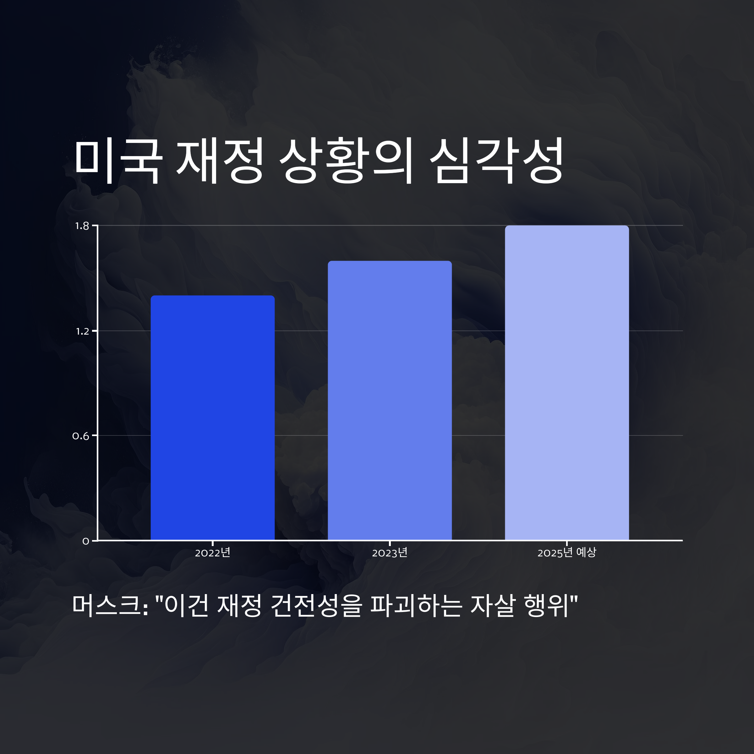 미국 재정 상황의 심각성