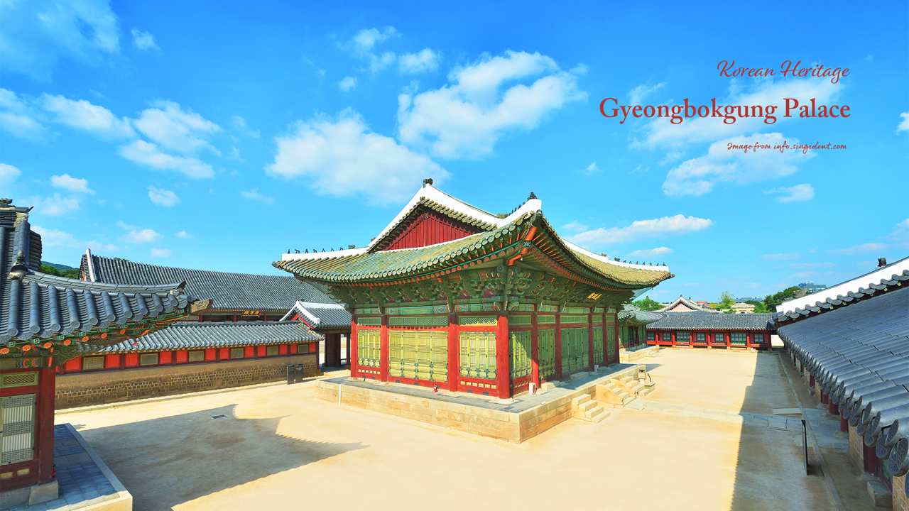 01 경복궁 사정전 왼쪽 측면뷰 C - Gyeongbokgung Palace, Korean Heritage 경복궁배경화면