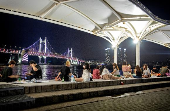 광안리 명소 광안리 민락 수변공원