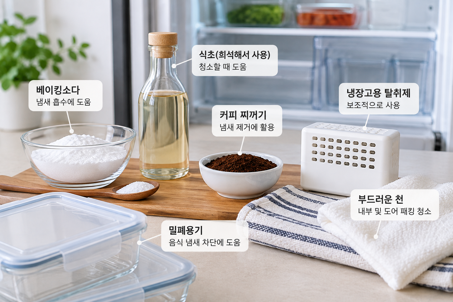 냉장고 냄새 제거 방법, 청소해도 냄새날 때 확인할 곳