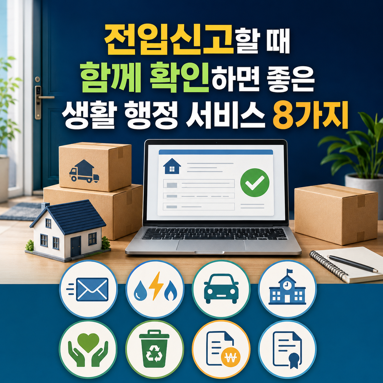 전입신고할 때 함께 확인하면 좋은 생활 행정 서비스 8가지