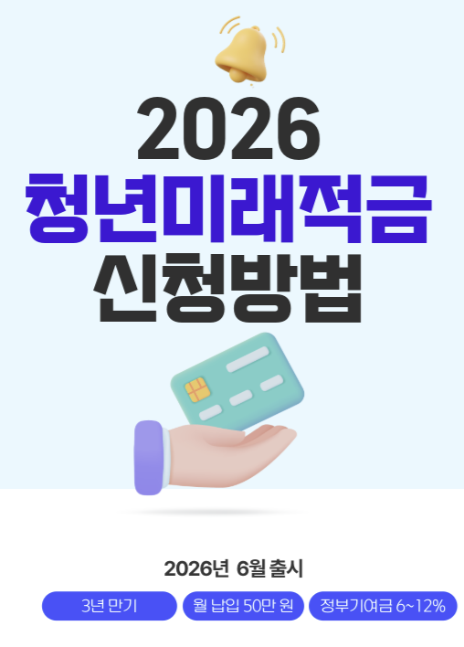 2026 청년미래적금 조건 및 신청 가이드