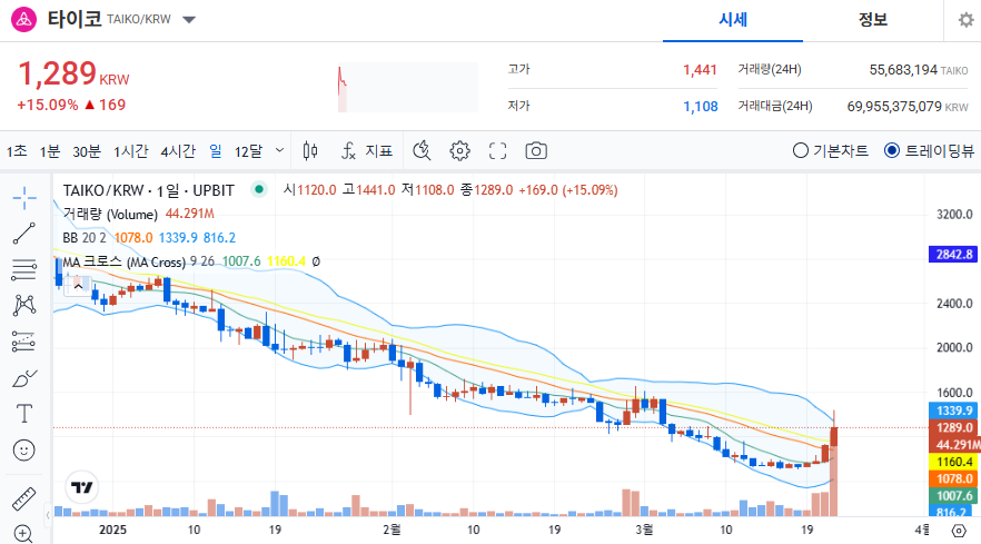 타이코 코인 가격 전망