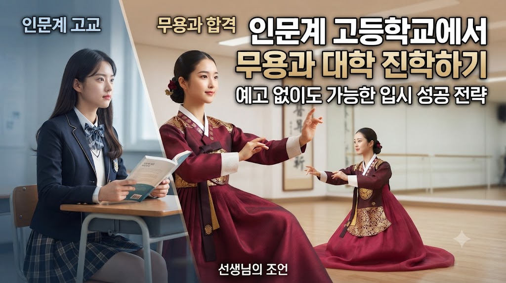 인문계 고등학교에서 무용과 대학 진학하기: 예고 없이도 가능한 입시 성공 전략