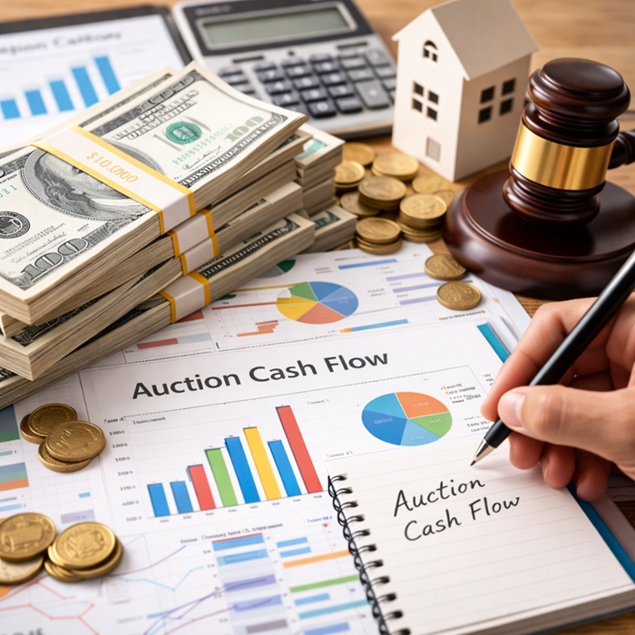 경매 현금 흐름 관련 사진