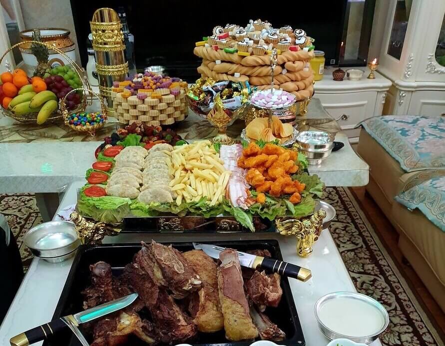 몽골 차강사르의 음식