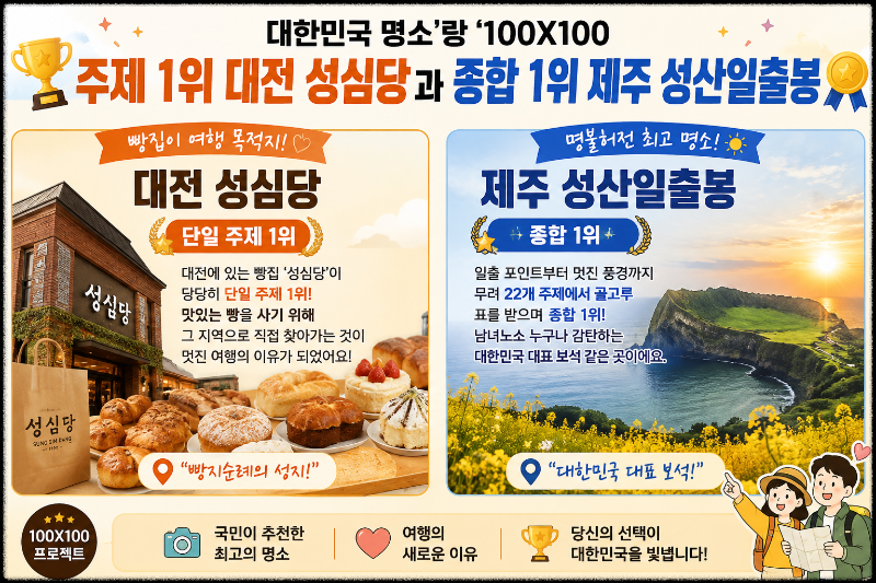 대한민국 명소 발굴 100X100 이미지