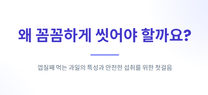 블루베리 세척법