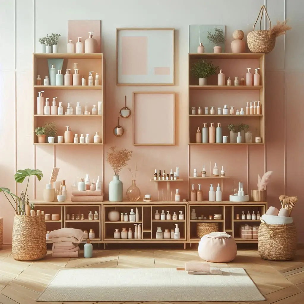 피부,체형관리 샵 배경