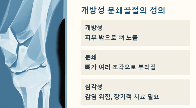 개방성 분쇄골절이란?