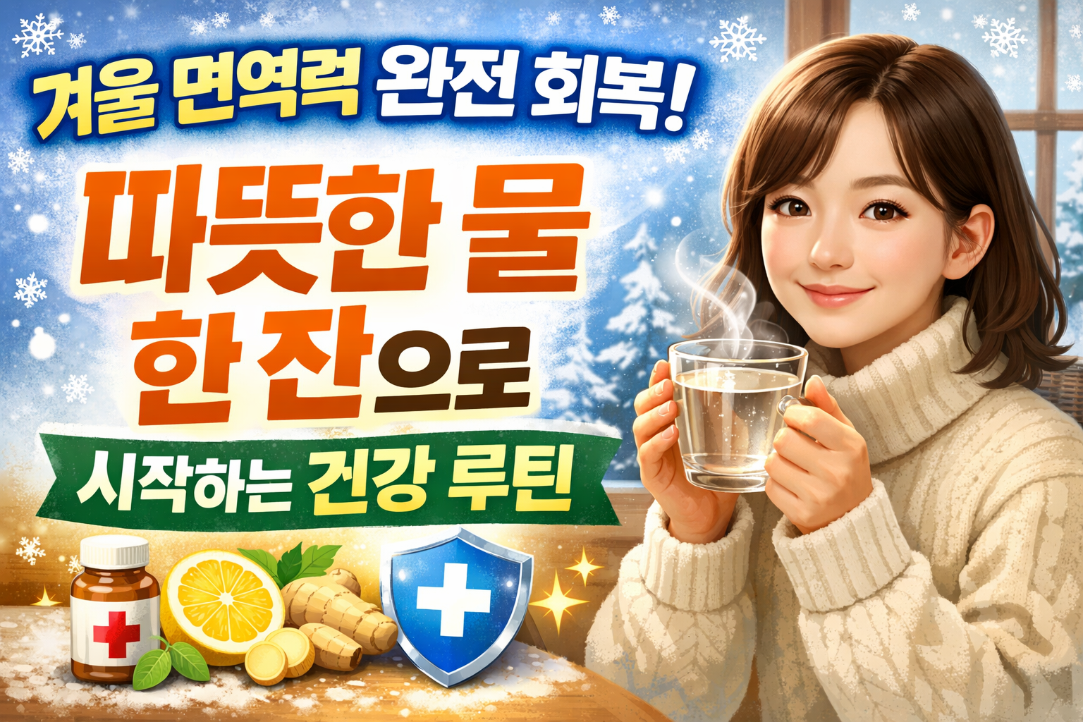 겨울 면역력 완전 회복