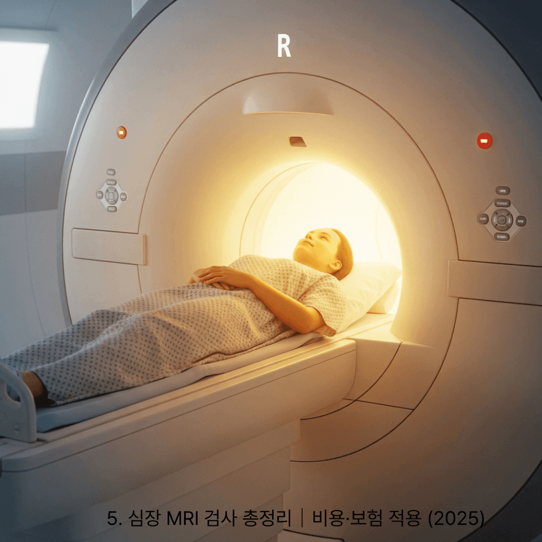 5. 심장 MRI 검사 총정리|비용·보험 적용 (2025)