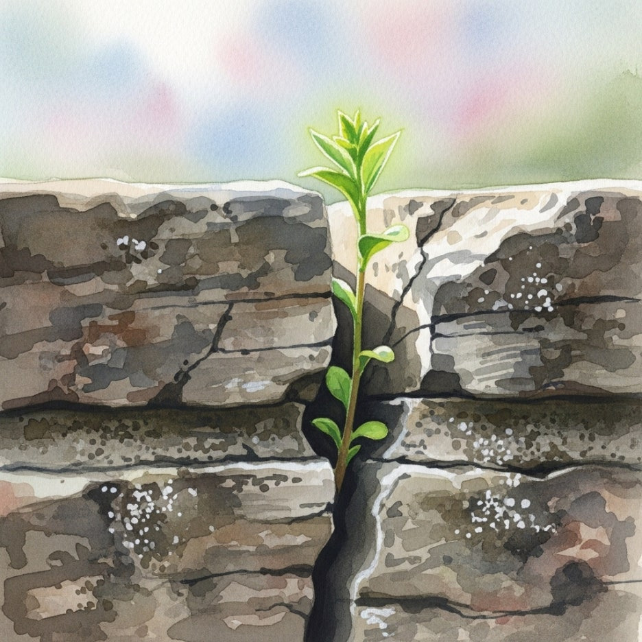 새로운 시작과 희망을 상징하는 작은 새싹