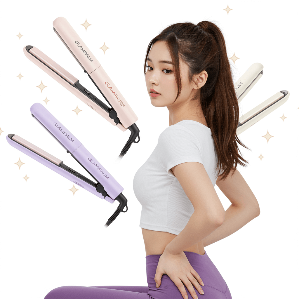 글램팜 고데기 고장