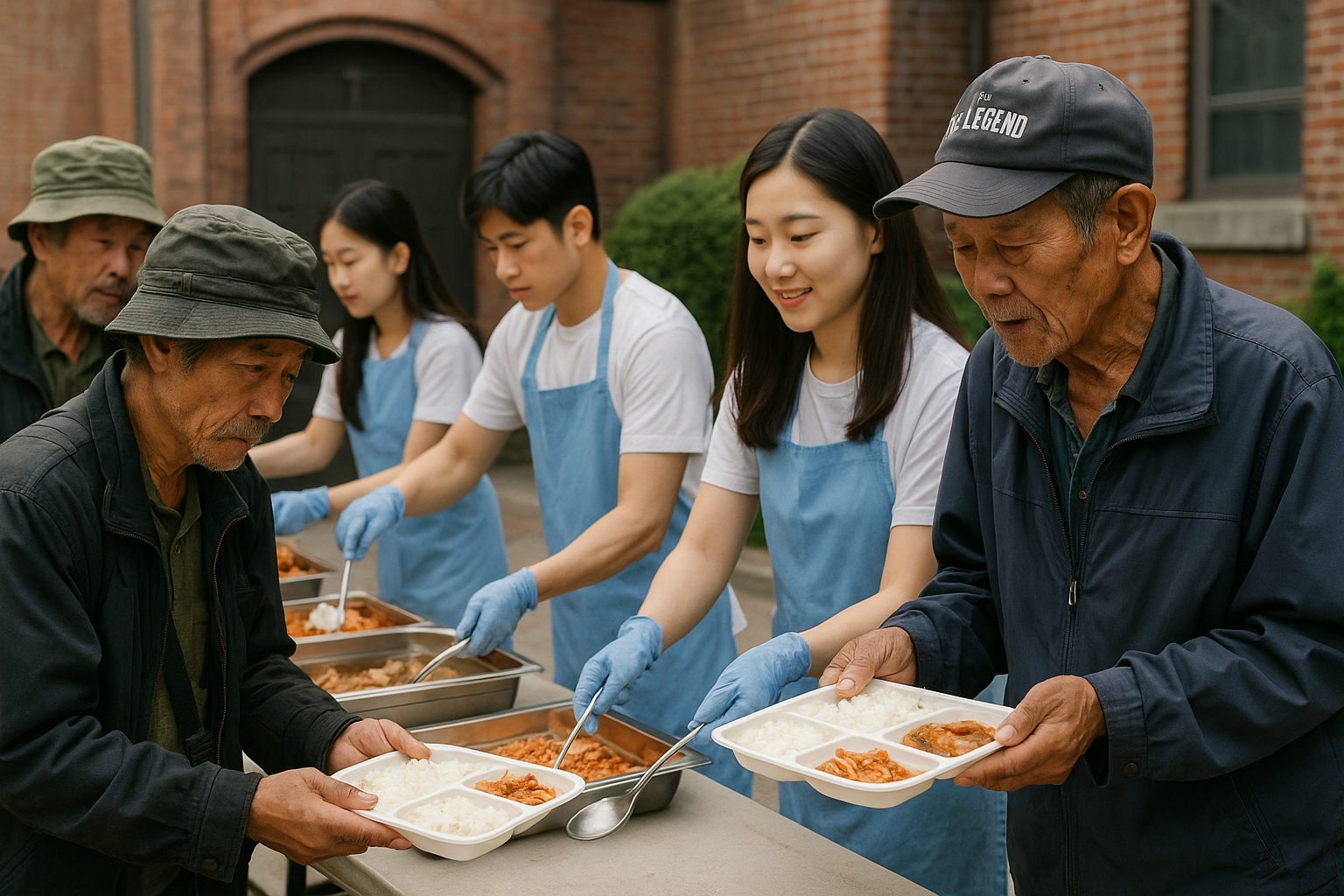 교회 무료 아침급식, 노숙인 희망이 되다