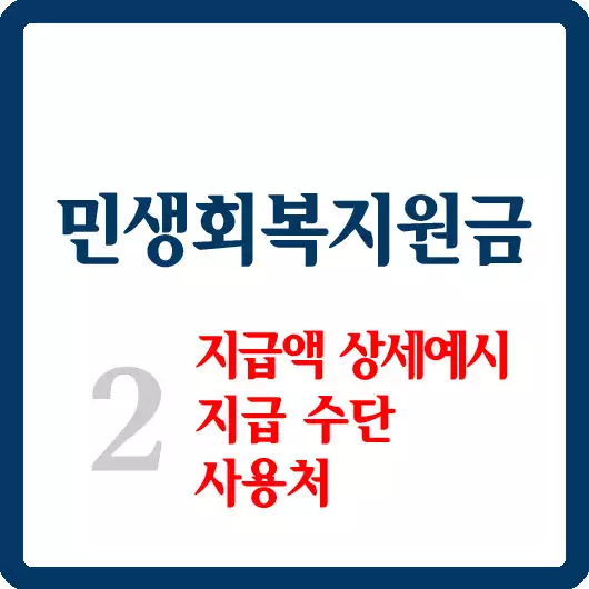 민생회복지원금 정보