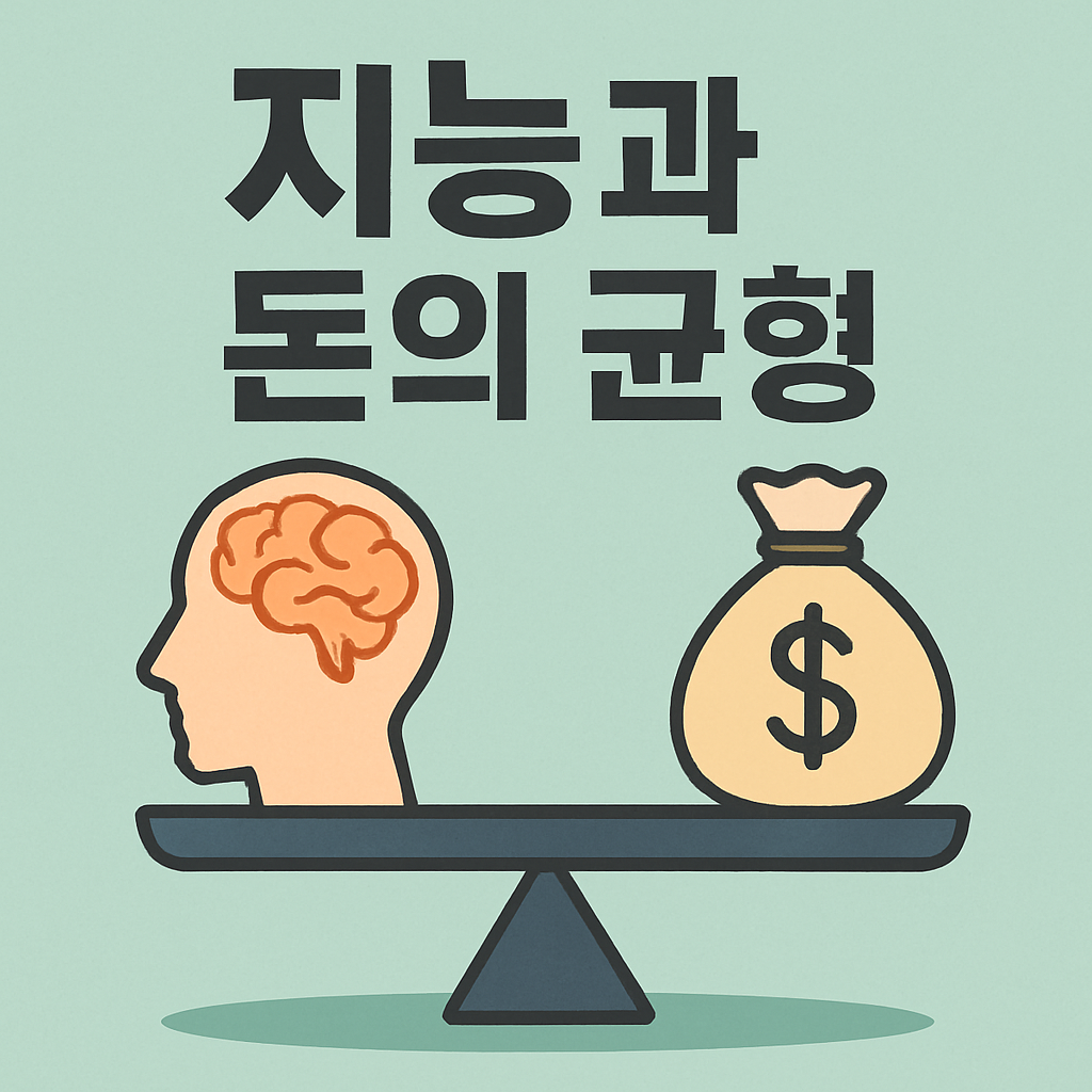 지능과 돈의 균형 성공의 시작